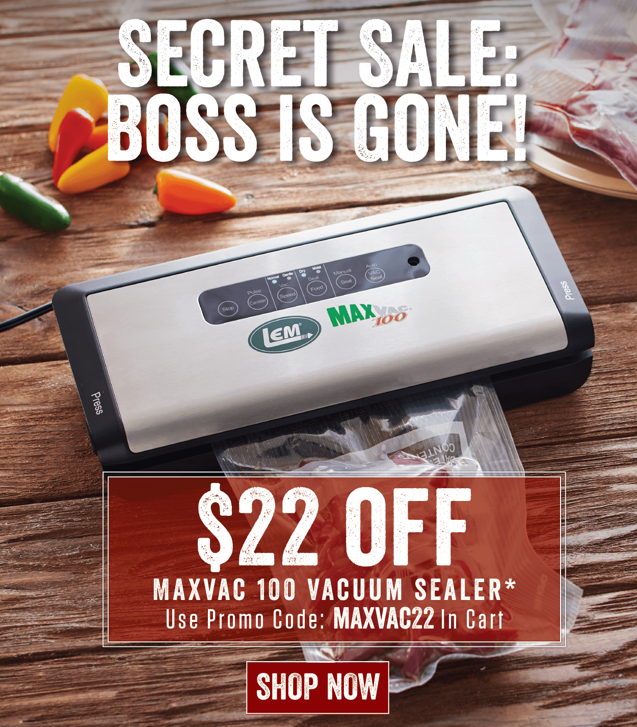 Shh..Extra Savings! LEM Products